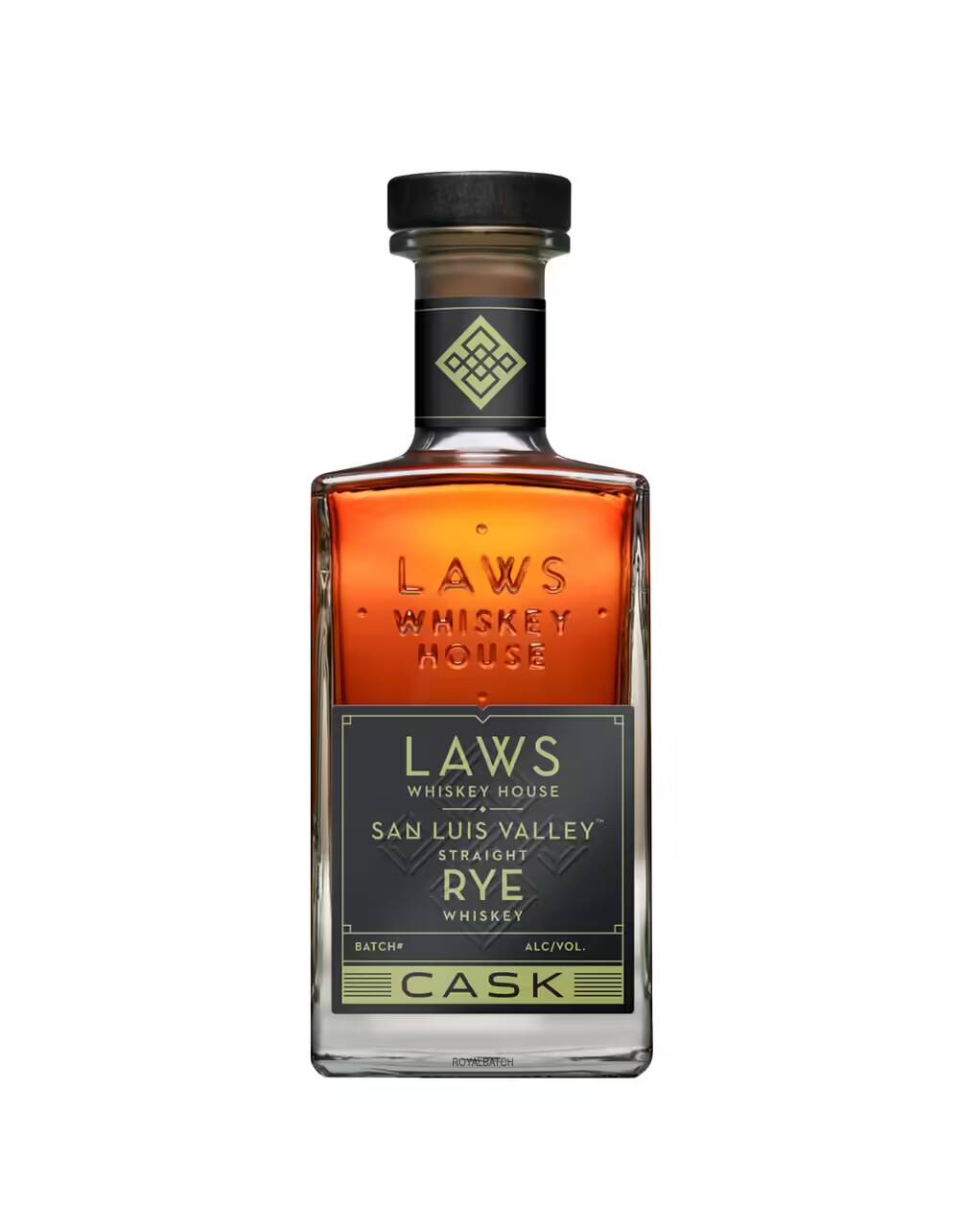 Laws San Luis Valley Batch B22 Cask Straight Rye Whiskey