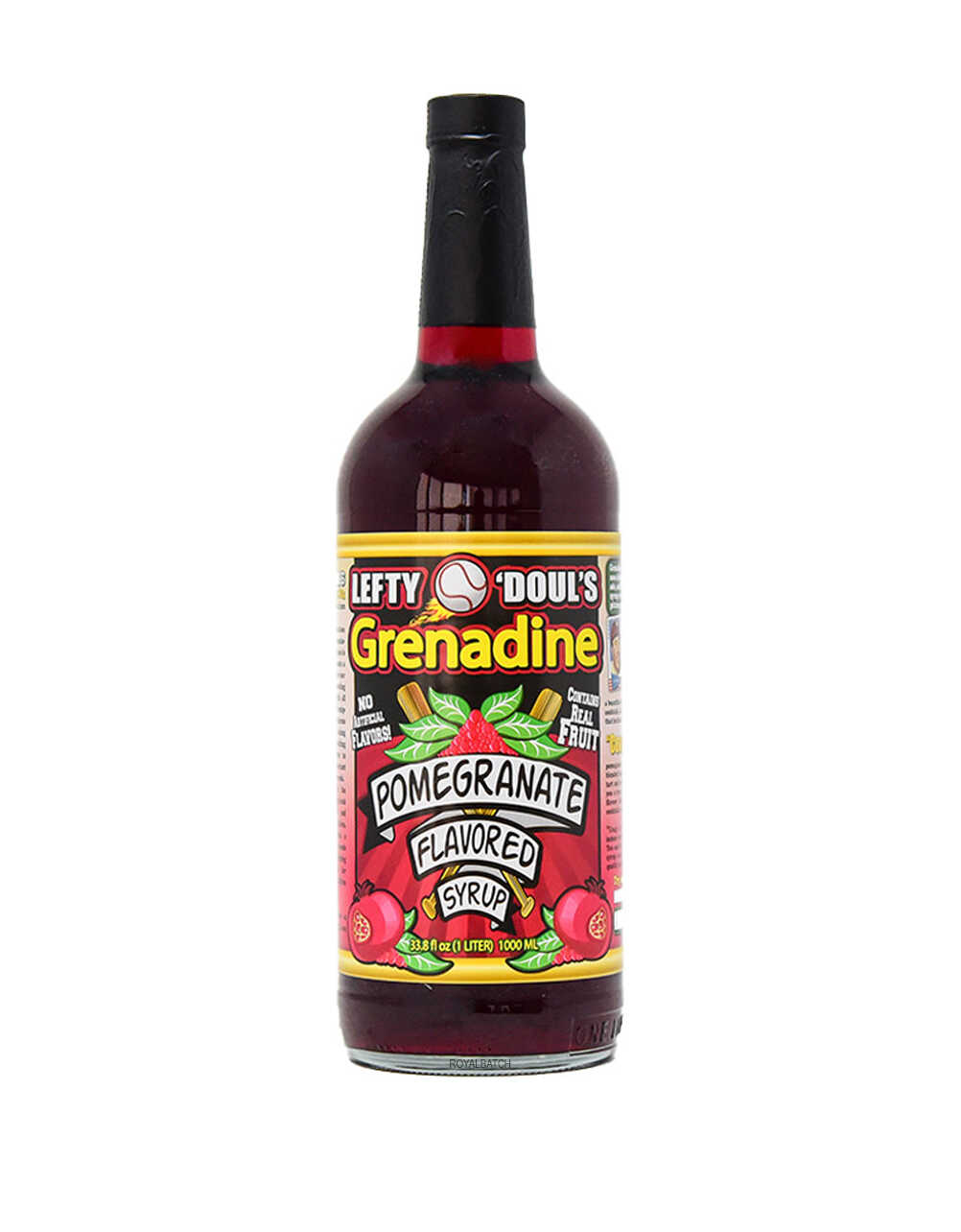 Lefty O’Doul’s Grenadine Pomegranate Flavored Syrup Cocktail Mixes 1L
