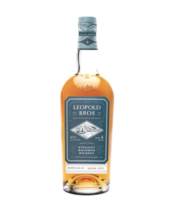 Leopold Bros. bottled in Bond Barreled in Summer 2016 5 Year Old Bourbon Whisky