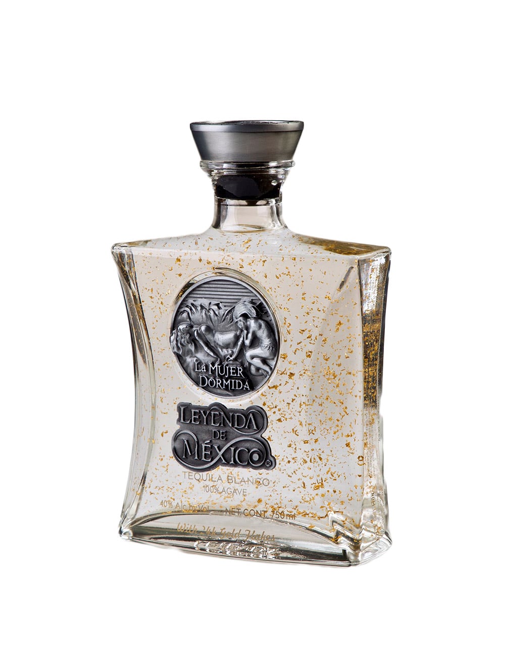 Leyenda de Mexico Blanco With Gold Flakes Tequila