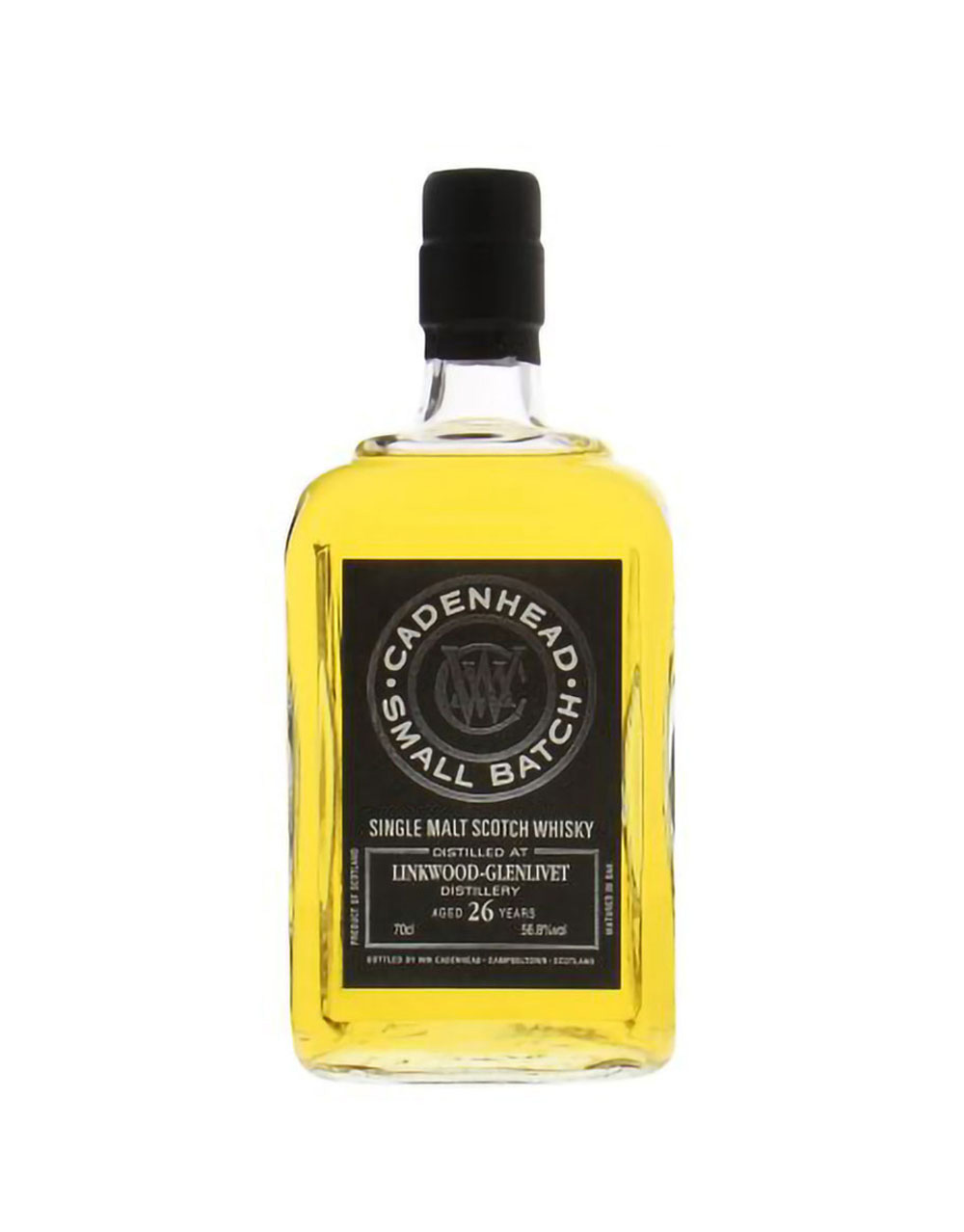 Linkwood-Glenlivet 26 Year Old Single Malt Scotch Whisky (Cadenhead Bottling)