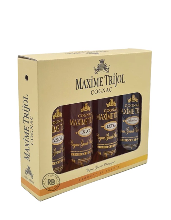 Maxime Trijol Cognac Collection Gift Set 4 x 200ml