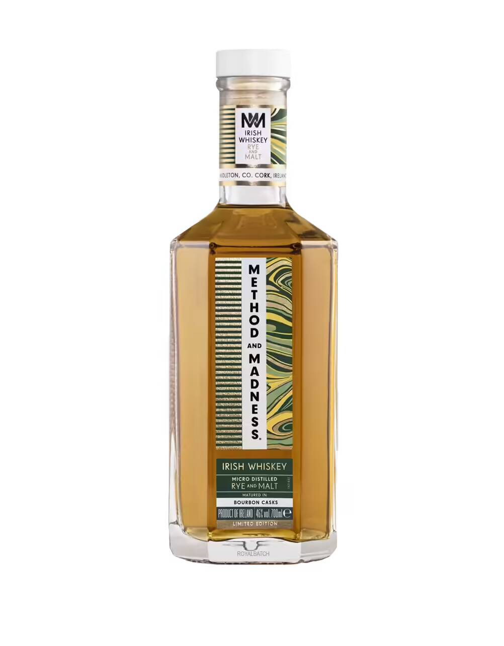 Method and Madness Tripled Distilled 92 Proof Limited Edition Rye and Malt Irish Whisky