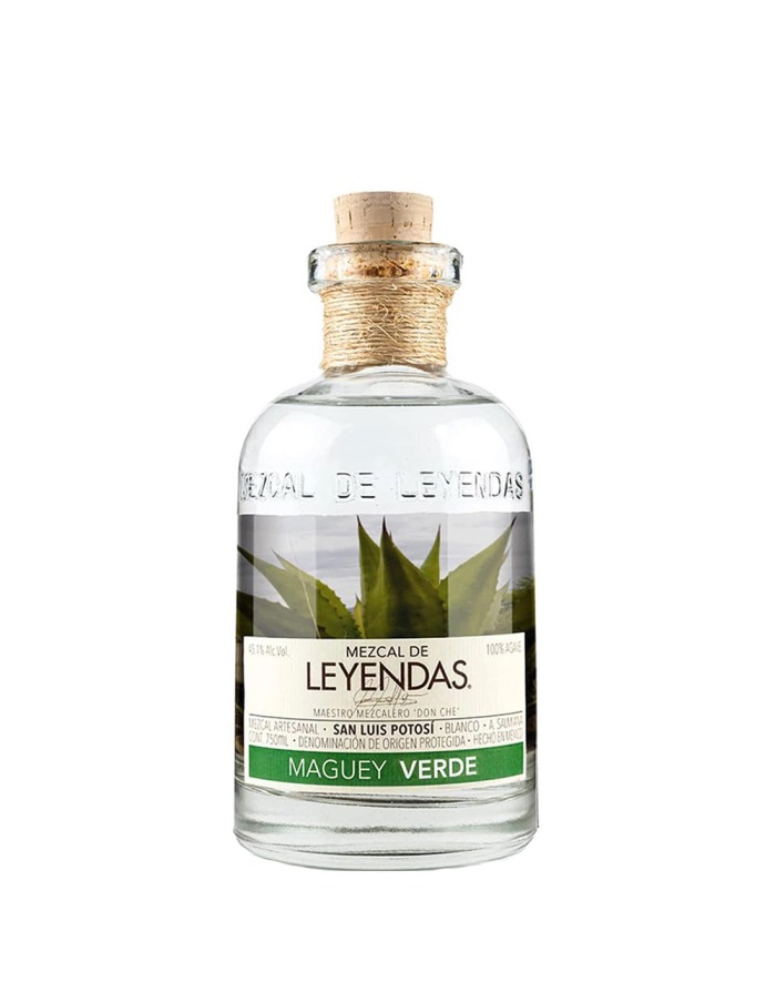 Mezcal De Leyendas San Luis Potosi Maguey Verde Mezcal