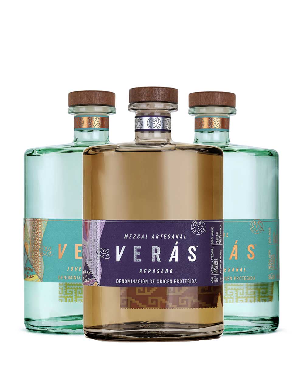 MEZCAL VERÁS  3 PACK - 1 REPOSADO + 2 JOVEN