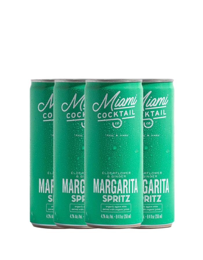 MIAMI COCKTAIL Elderflower & Ginger Margarita Spritz (4 Pack) 250ml