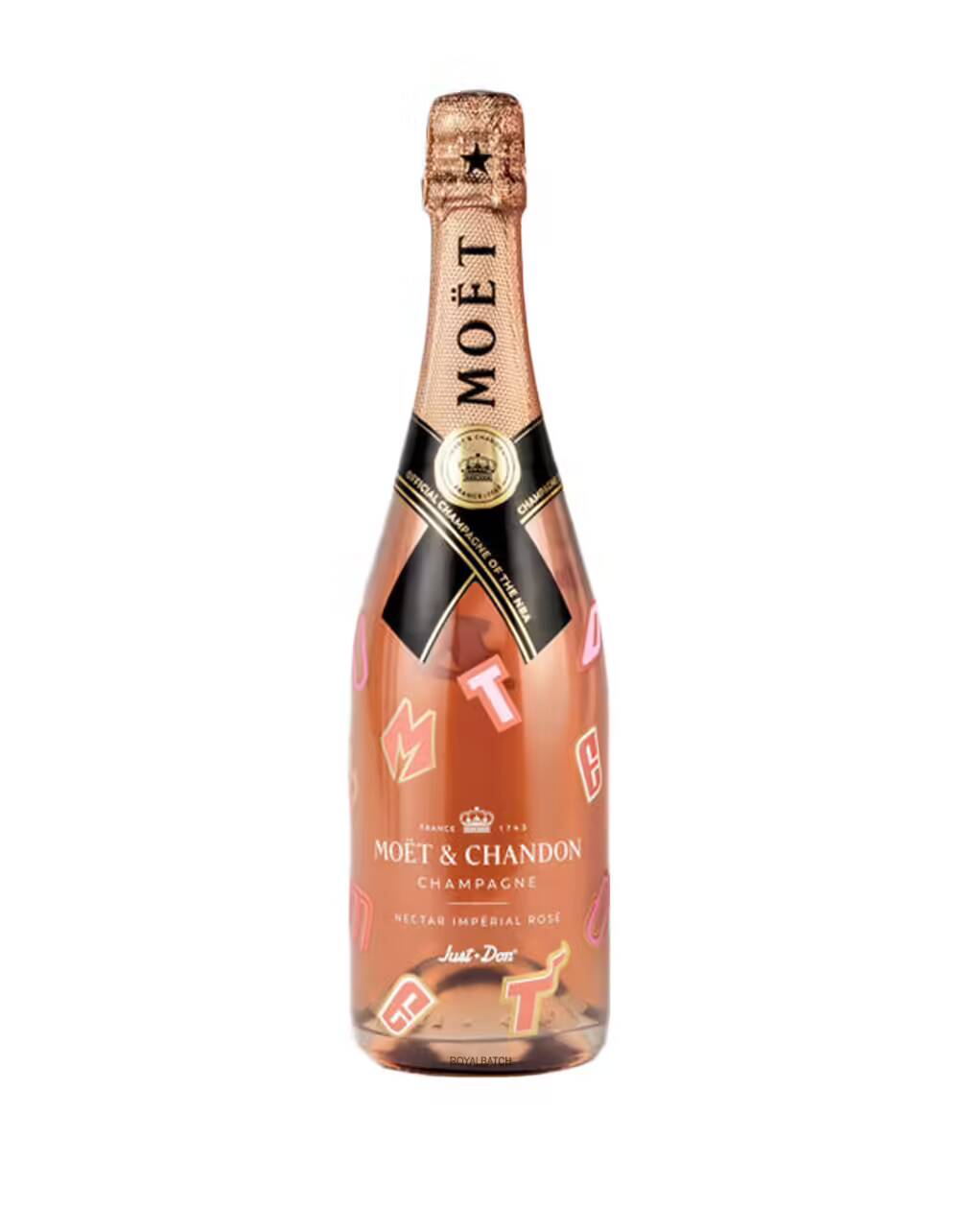 Moet & Chandon NBA Collection by Just Don Nectar Imperial Rose Champagne