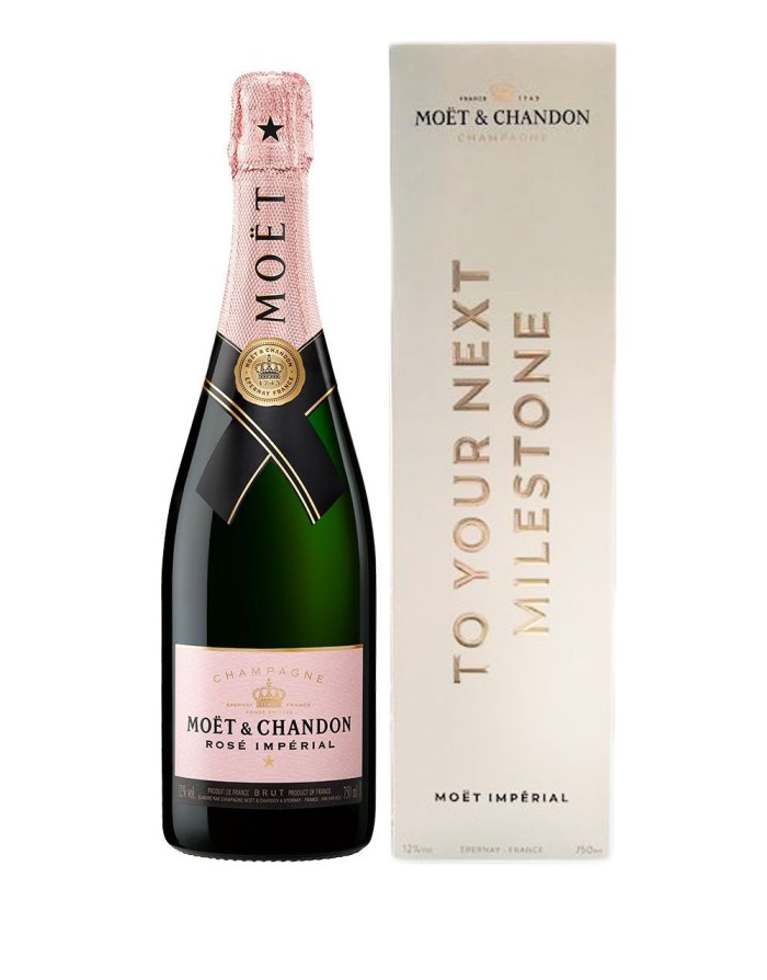 Moet & Chandon Rose Imperial champagne To Your Next Milestone