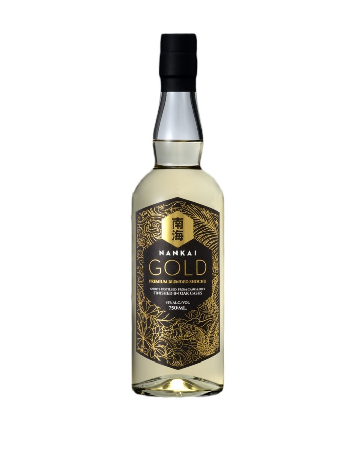 Nankai Gold Premium Blended Shochu Finished in Oak Casks Japanese Whiskey