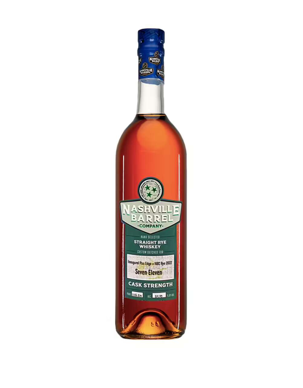 Nashville Barrel Company Seven Eleven Cask Strength Rye Whiskey