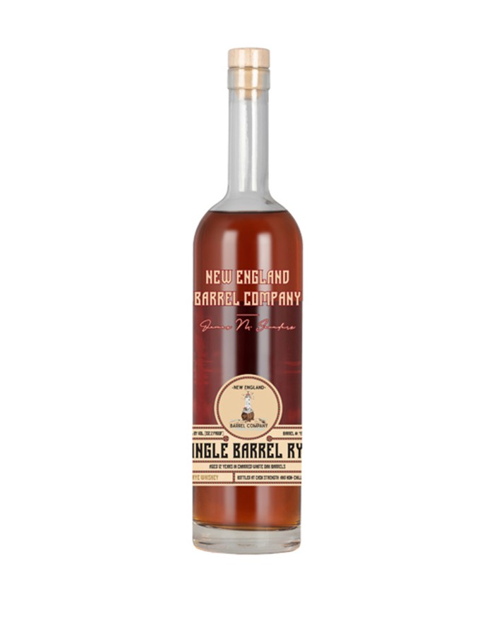 New England Barrel Company Single Barrel Rye Private Barrel (Barrel #4985) 12 year Whiskey