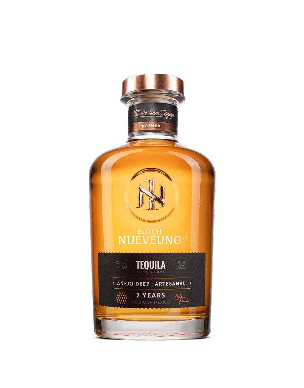 NueveUno Organic Kosher 2 Years Anejo Deep Tequila