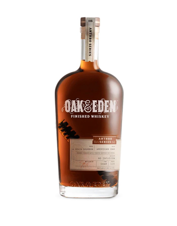 Oak and Eden Finished Whiskey Anthro Series John Paul White Whisky
