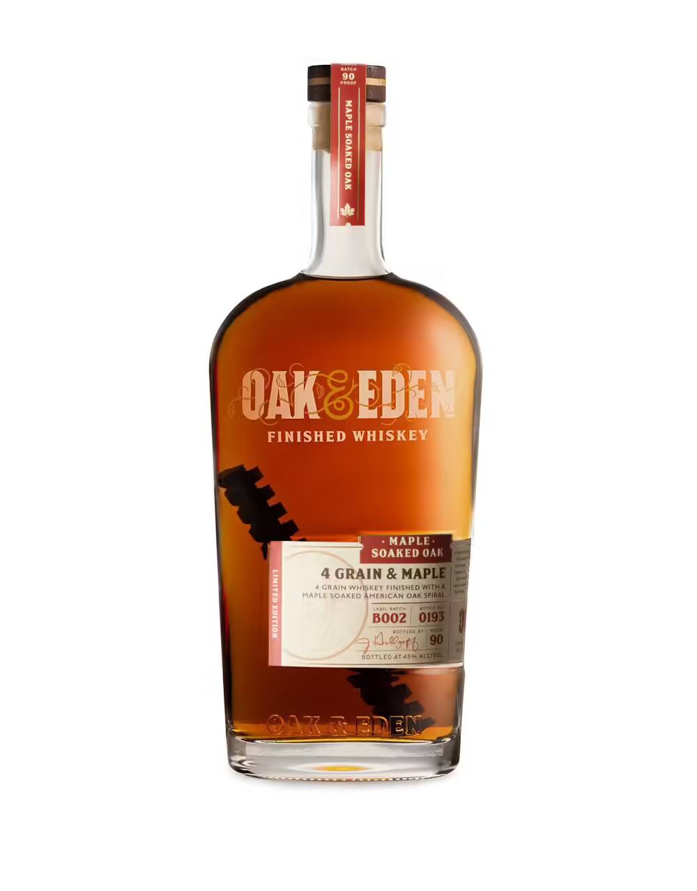 Oak & Eden 4 Grain & Maple Soaked Oak Finished