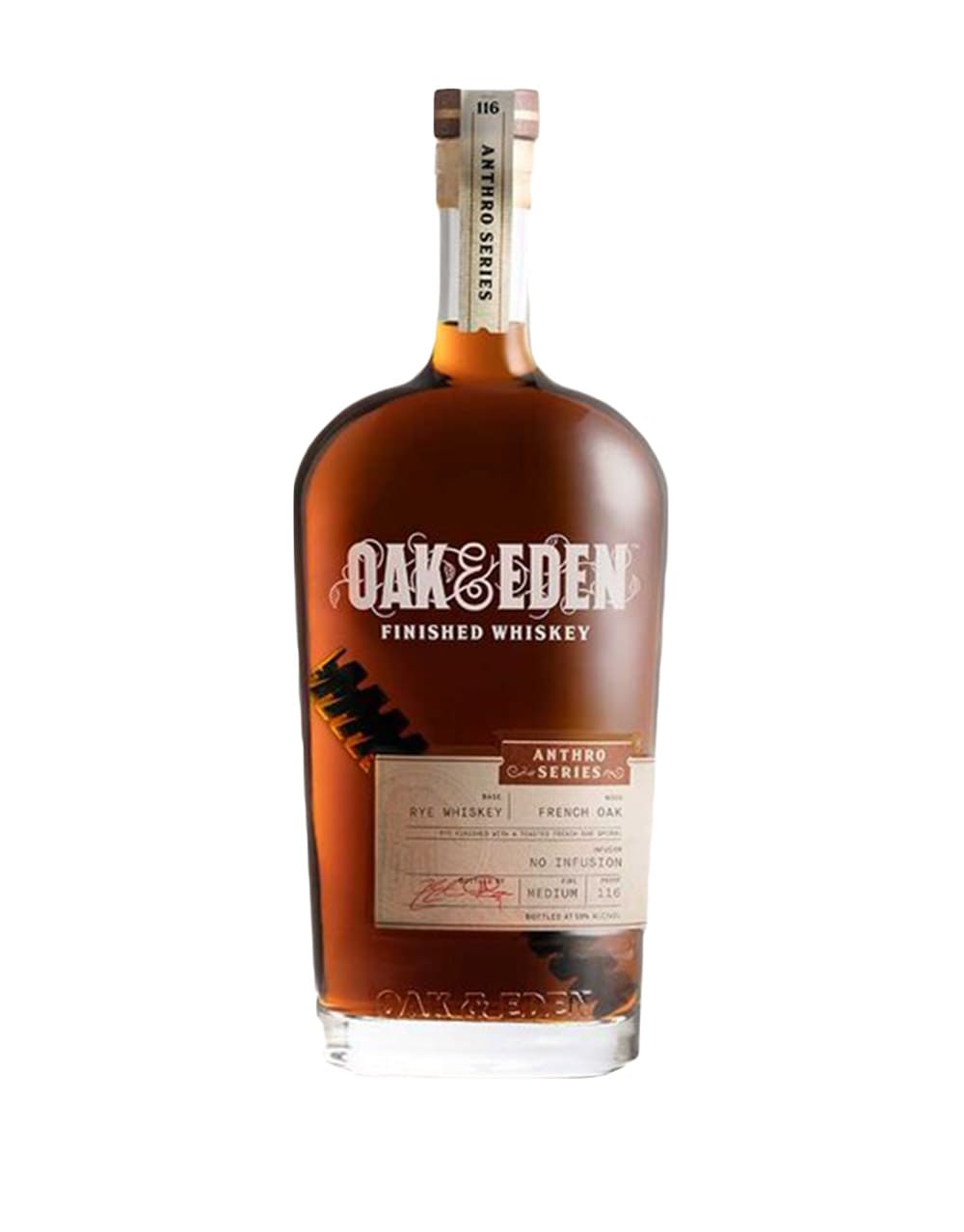 Oak & Eden Finished Whiskey Anthro Series Jamestown Revival Round Prairie Rye