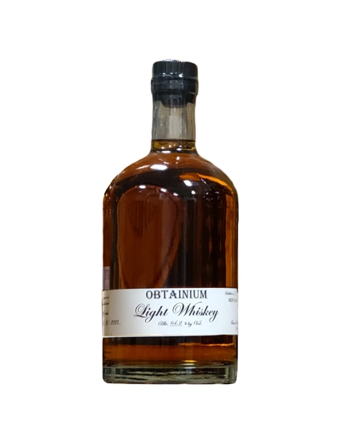 Obtainium 7 year Light Whiskey