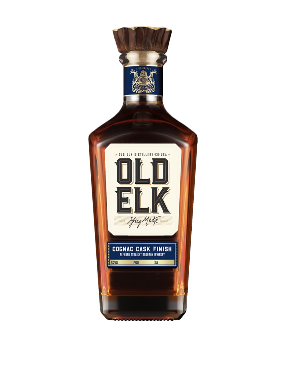 Old Elk Cognac Cask Finish Blended Straight bourbon Whiskey