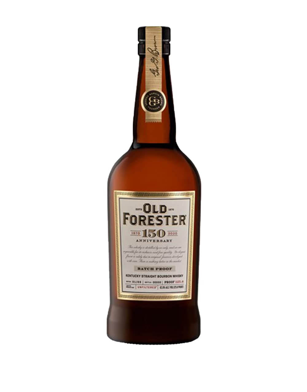 Old Forester 150th Anniversary Batch Proof Kentucky Straight Bourbon Whiskey