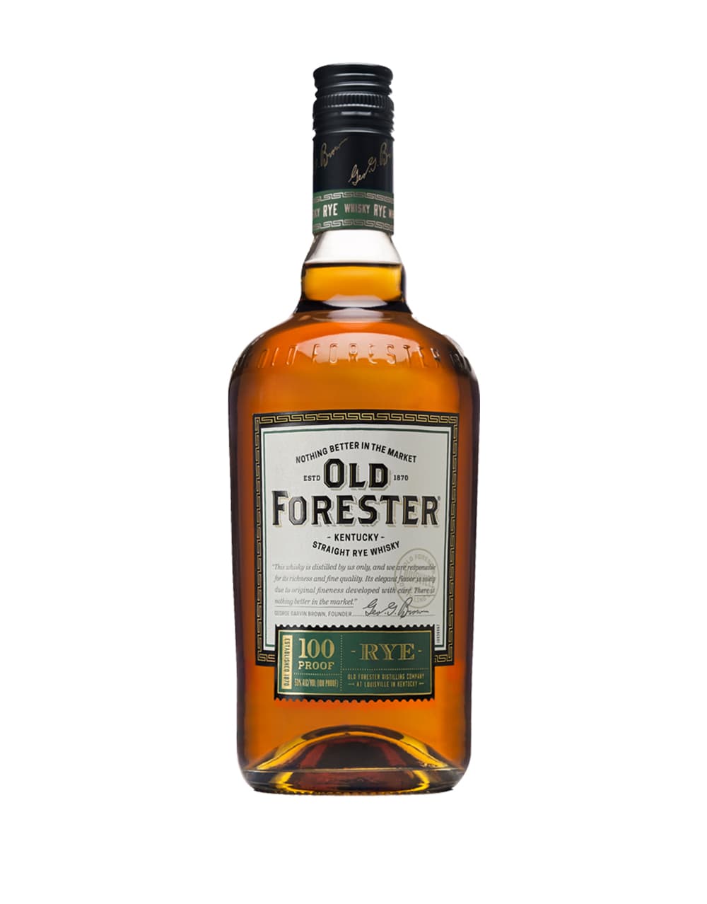 Old Forester Kentucky Straight Rye Whisky