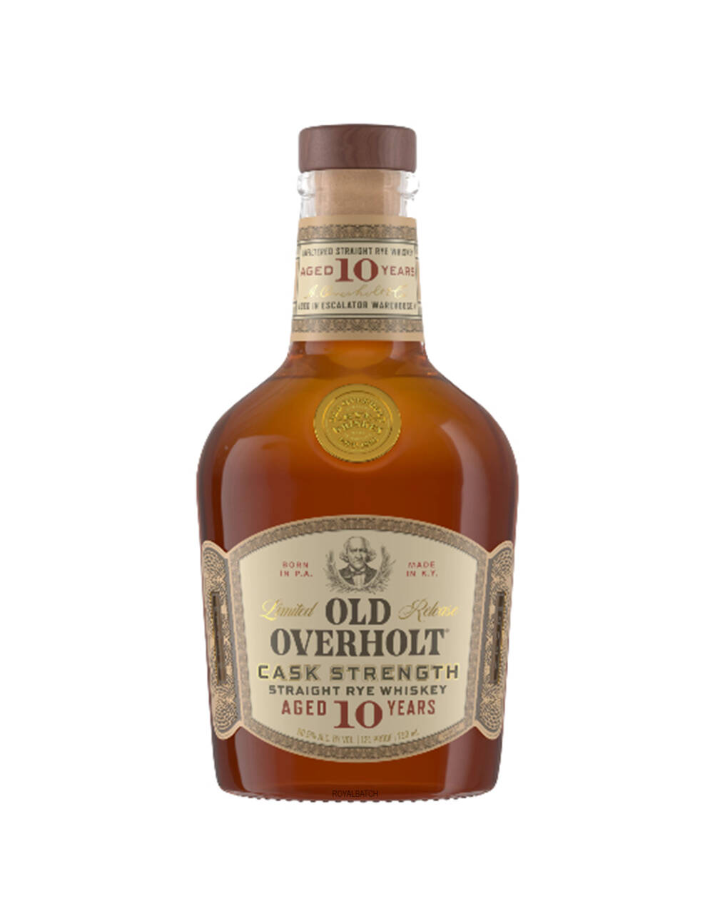 Old Overholt Cask Strength 10 Year Old Limited Release Straight Rye Whiskey