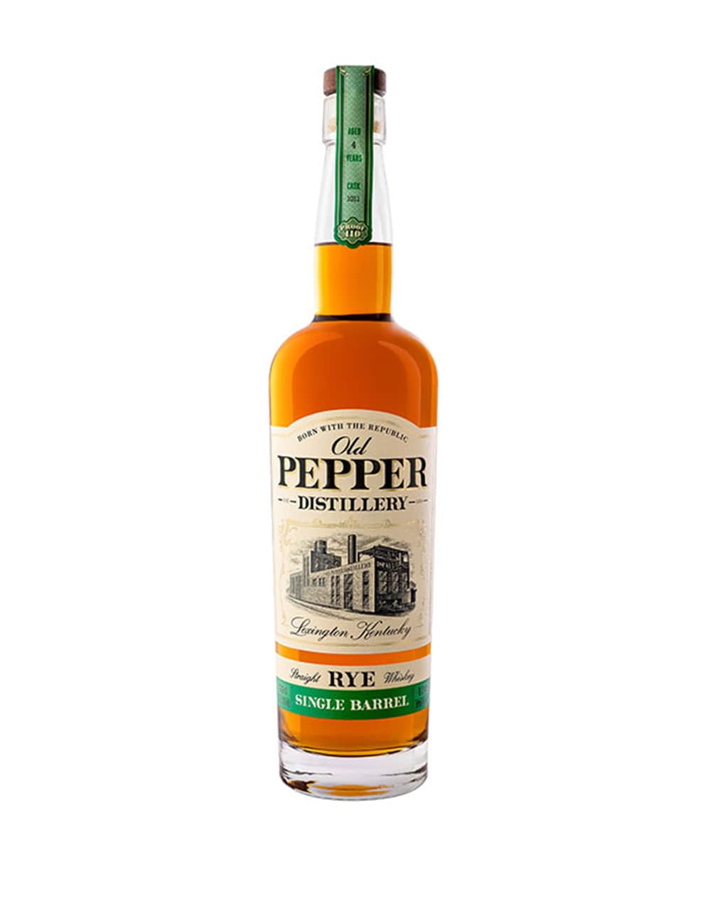 Old Pepper 4 Year Old Single Barrel Straight Rye Whiskey Lexington Edition