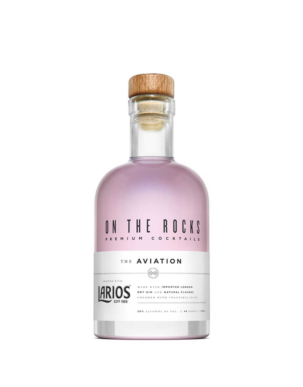 On The Rocks The Aviation Gin With Larios Cocktail 375ML