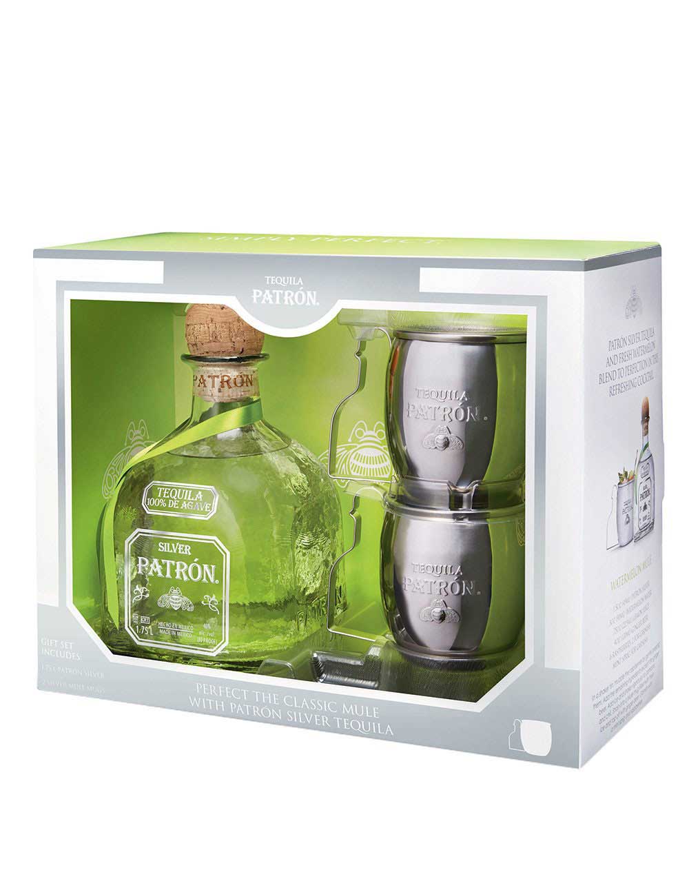 Patron Silver Tequila 2019 Mule Mugs Gift Set