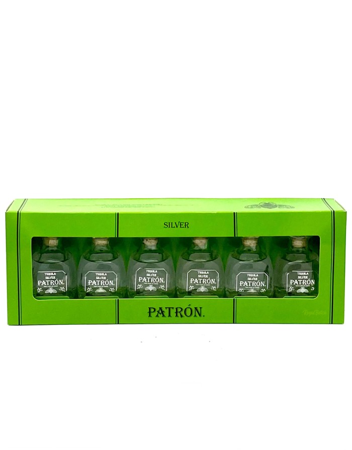 Patron Silver Tequila gift set (6 pack) 50 ml