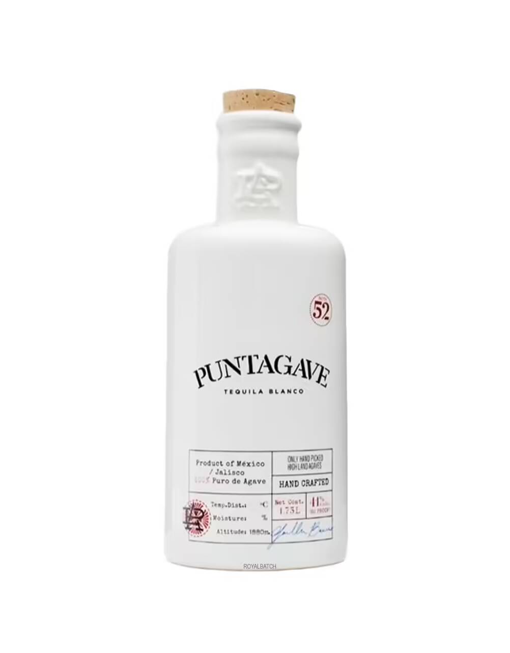 PUNTAGAVE Blanco Batch 52 Tequila