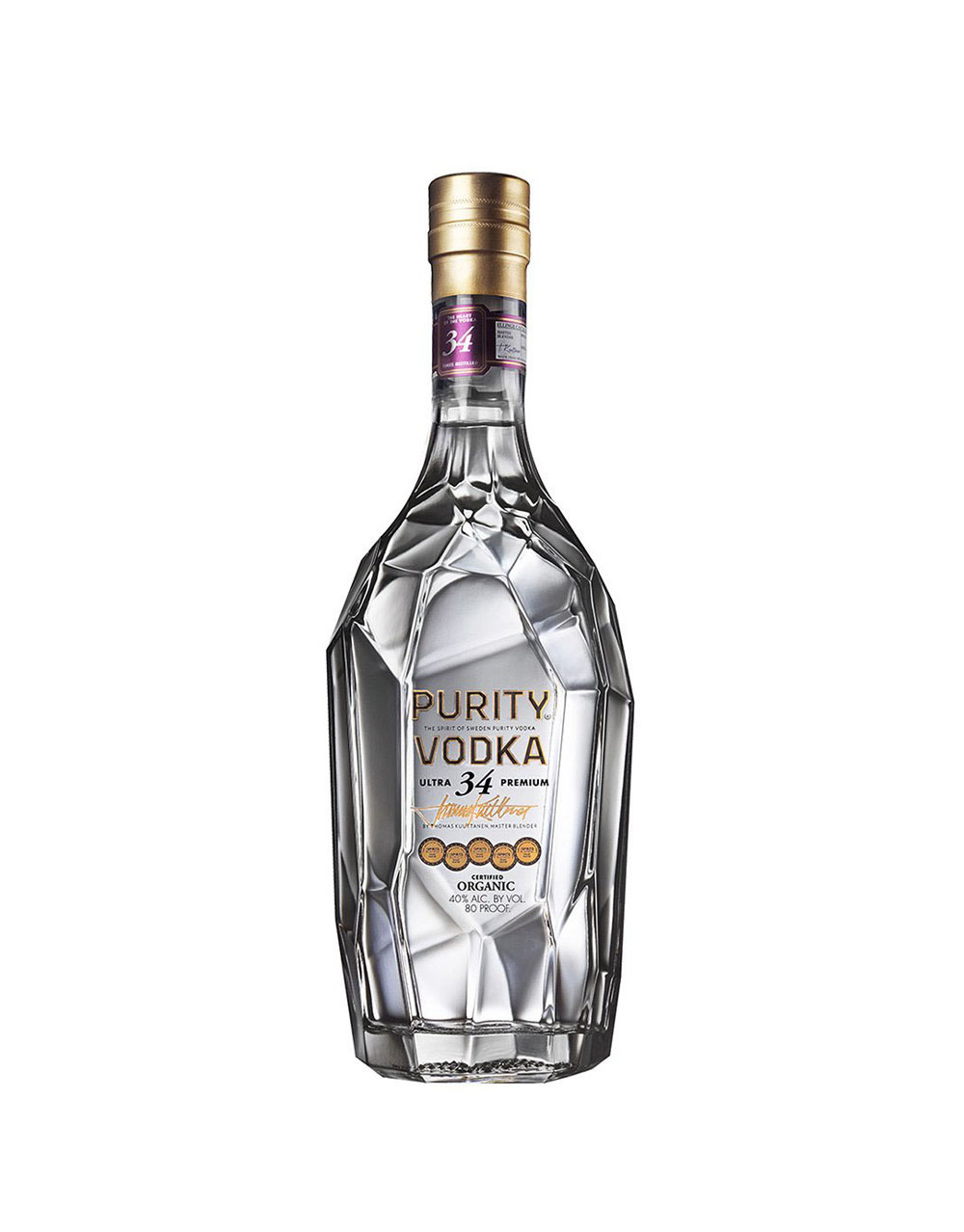 Purity Organic Vodka Ultra 34