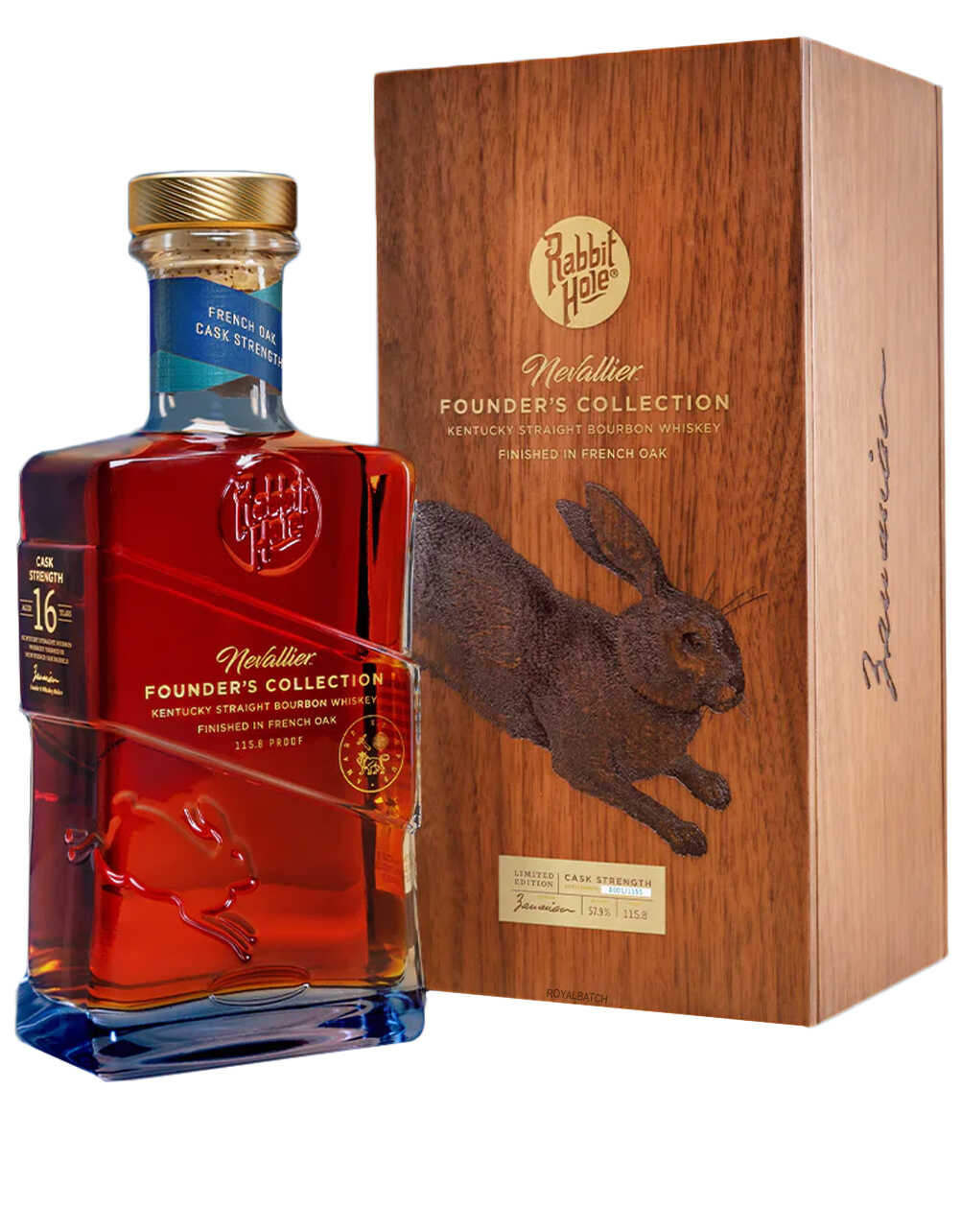 Rabbit Hole Nevallier Founders Collection 16 Year Old Kentucky Straight Bourbon Whiskey