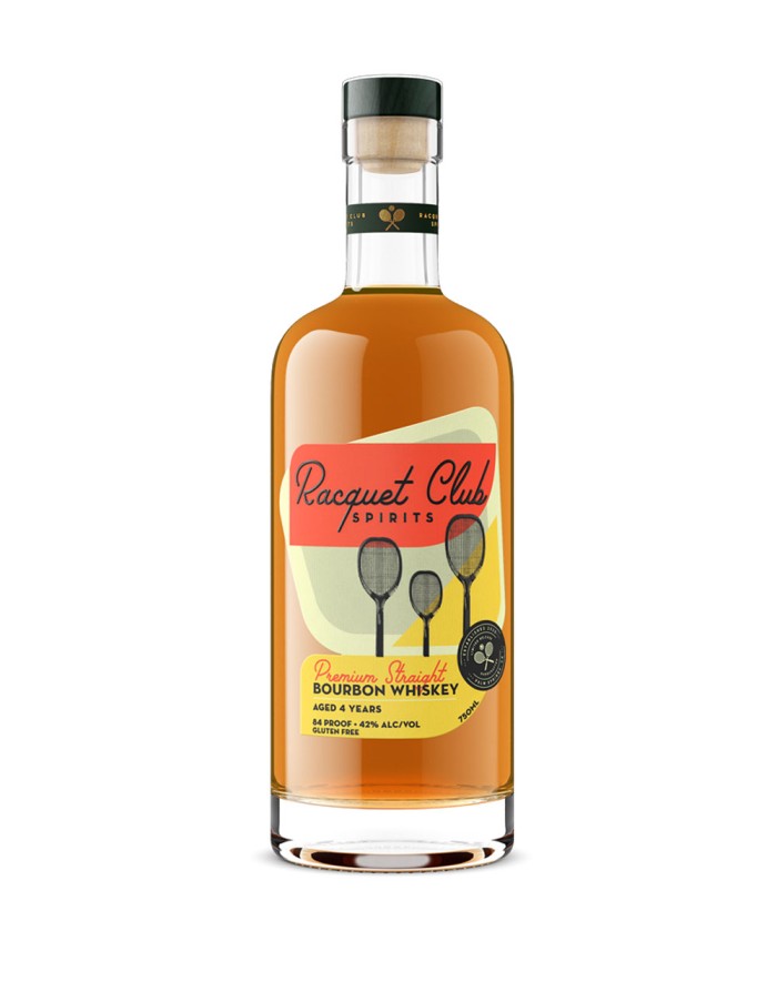 Racquet Club Spirits Premium 4 year Straight Bourbon Whiskey