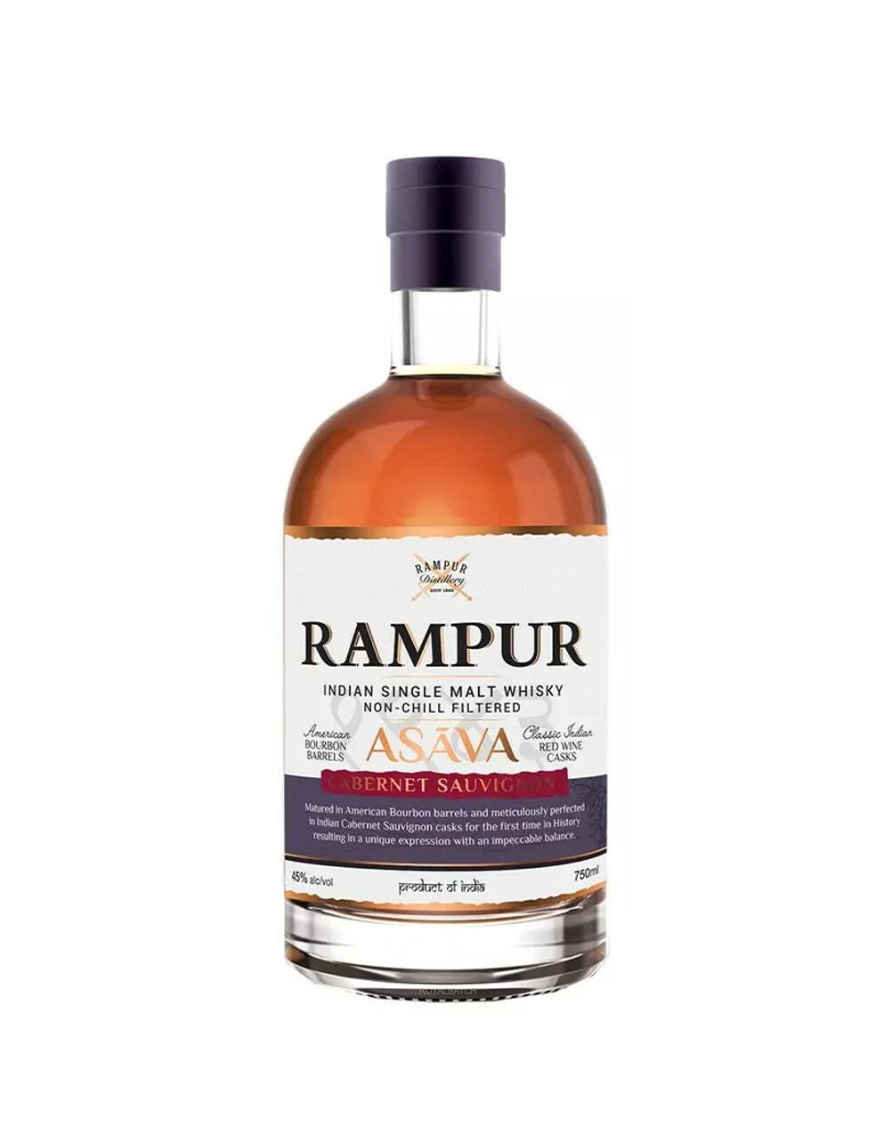 Rampur Asava Cabernet Sauvignon Indian Single Malt Whisky
