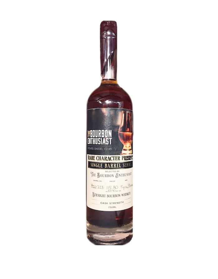 Rare Character Single Barrel Series The Bourbon Enthusiast Cask Strength Straight Bourbon (Barrel RIO-223) 5 year Whisky