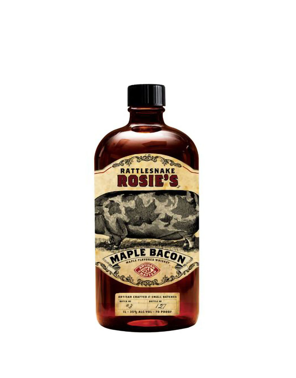 Rattlesnake Rosie's Maple Bacon Bourbon Whiskey