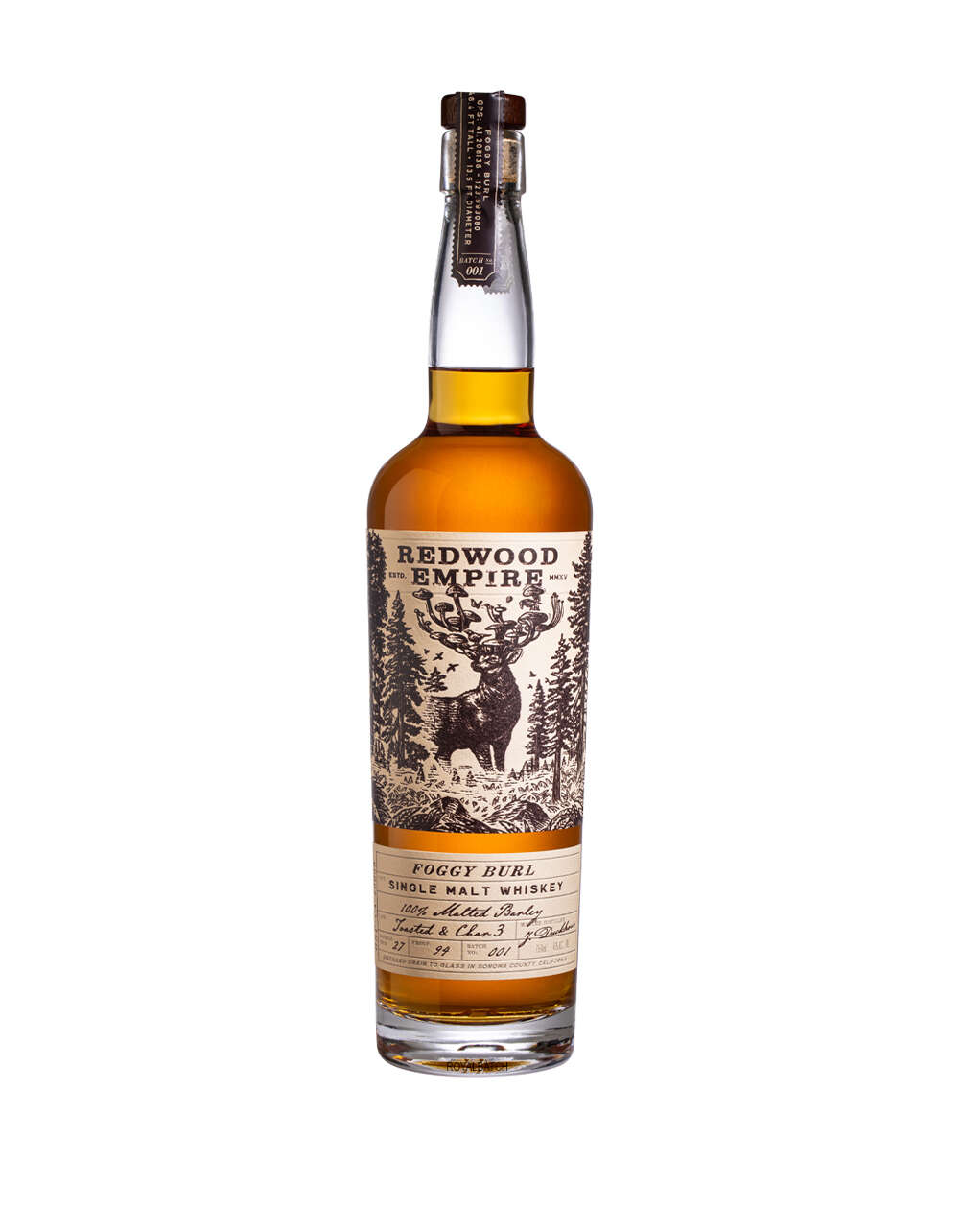 Redwood Empire Foggy Burl Single Malt Whiskey