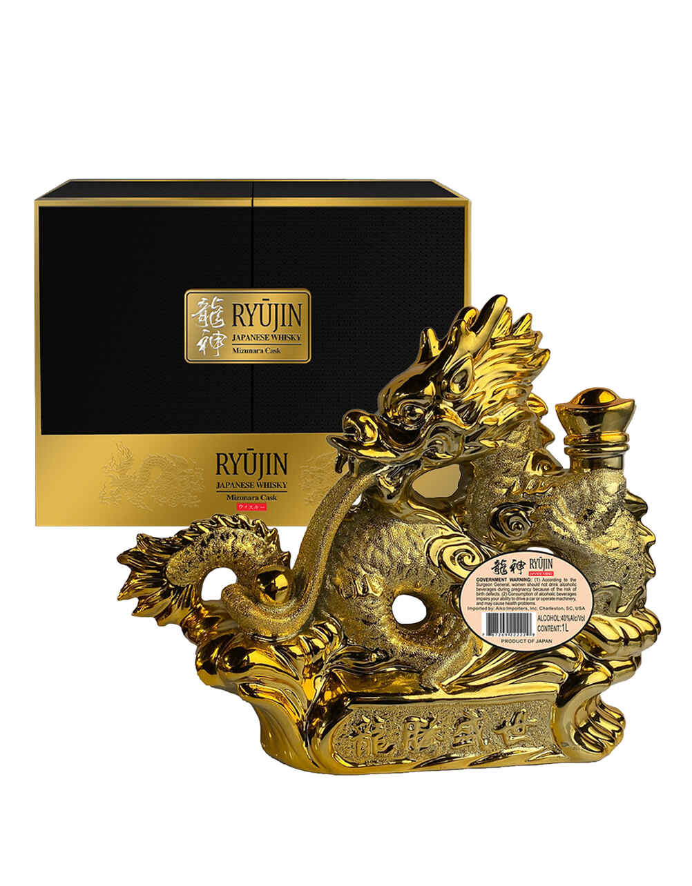 Ryujin Dragon Japanese Mizunara Cask Whisky 1L