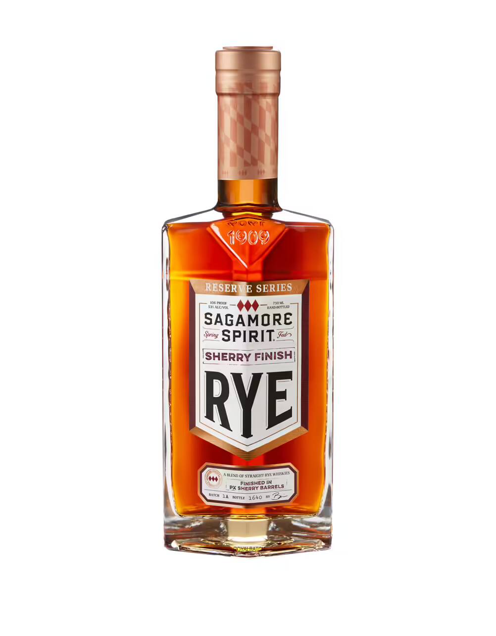 Sagamore Spirit Reserve Series Sherry Finish 6 Year Old Rye Whiskey
