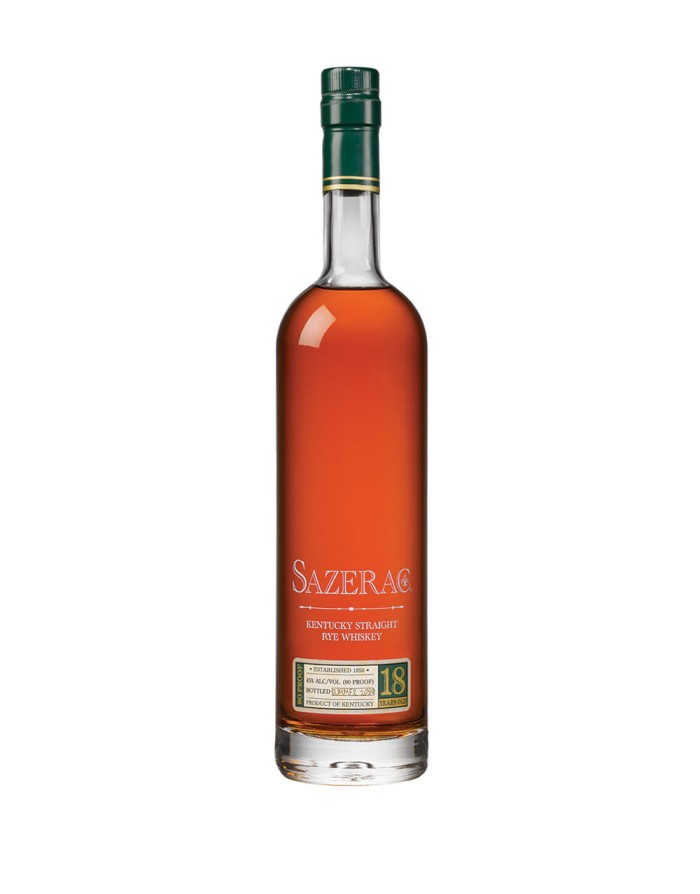 Sazerac Rye 18 Year Old Kentucky Straight Rye Whiskey