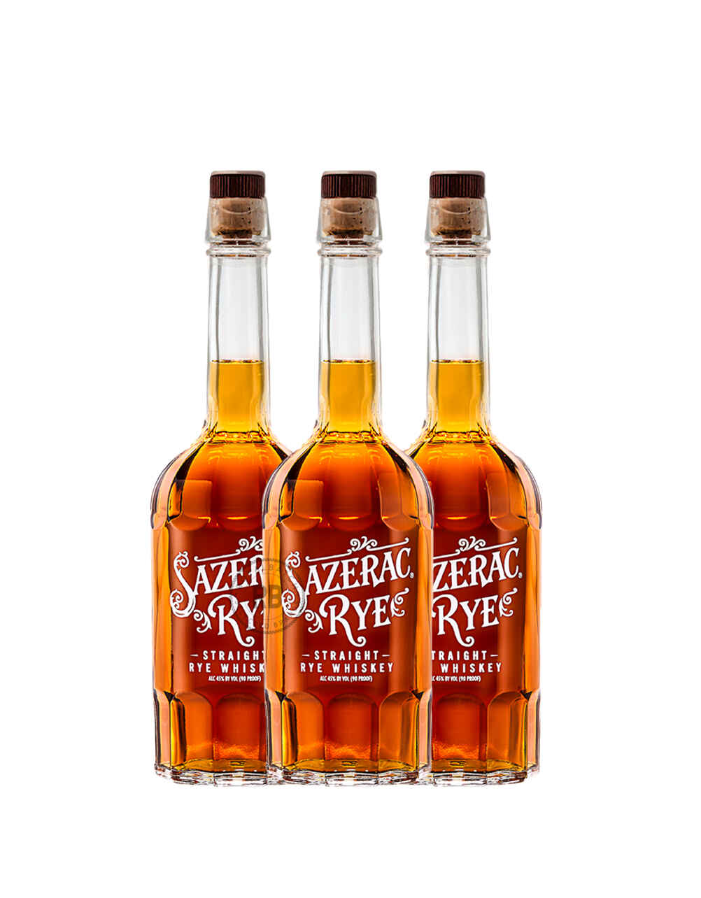 Sazerac Rye Whiskey (3 Pack) Bundle #034