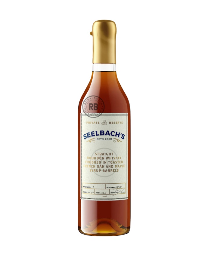 Seelbach’s Private Reserve Bourbon Finished in Toasted French Oak and Maple Syrup Barrels