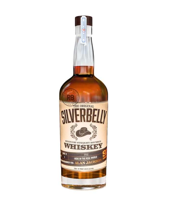 Silverbelly x Alan Jackson “Here in The Real World” Straight Bourbon Whiskey