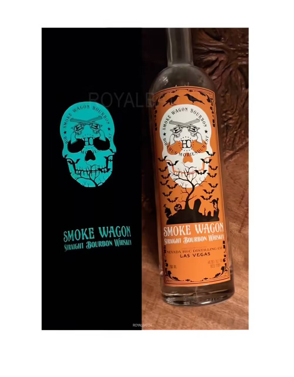 Smoke Wagon Glow In The Dark 2023 Halloween Edition Bourbon Whiskey