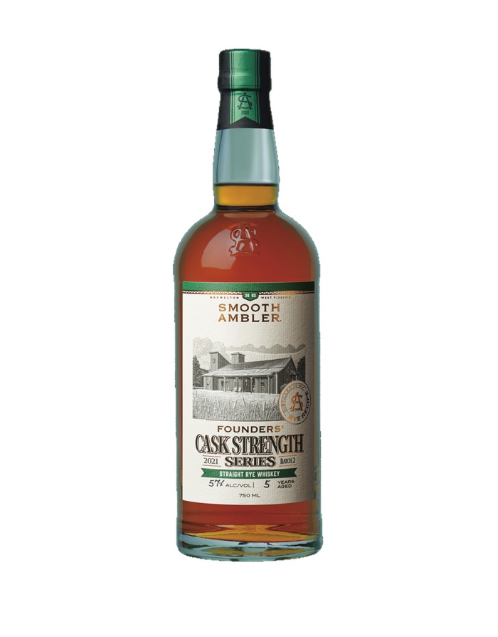 Smooth Ambler Founders Cask Strength Series Straight Rye Whiskey