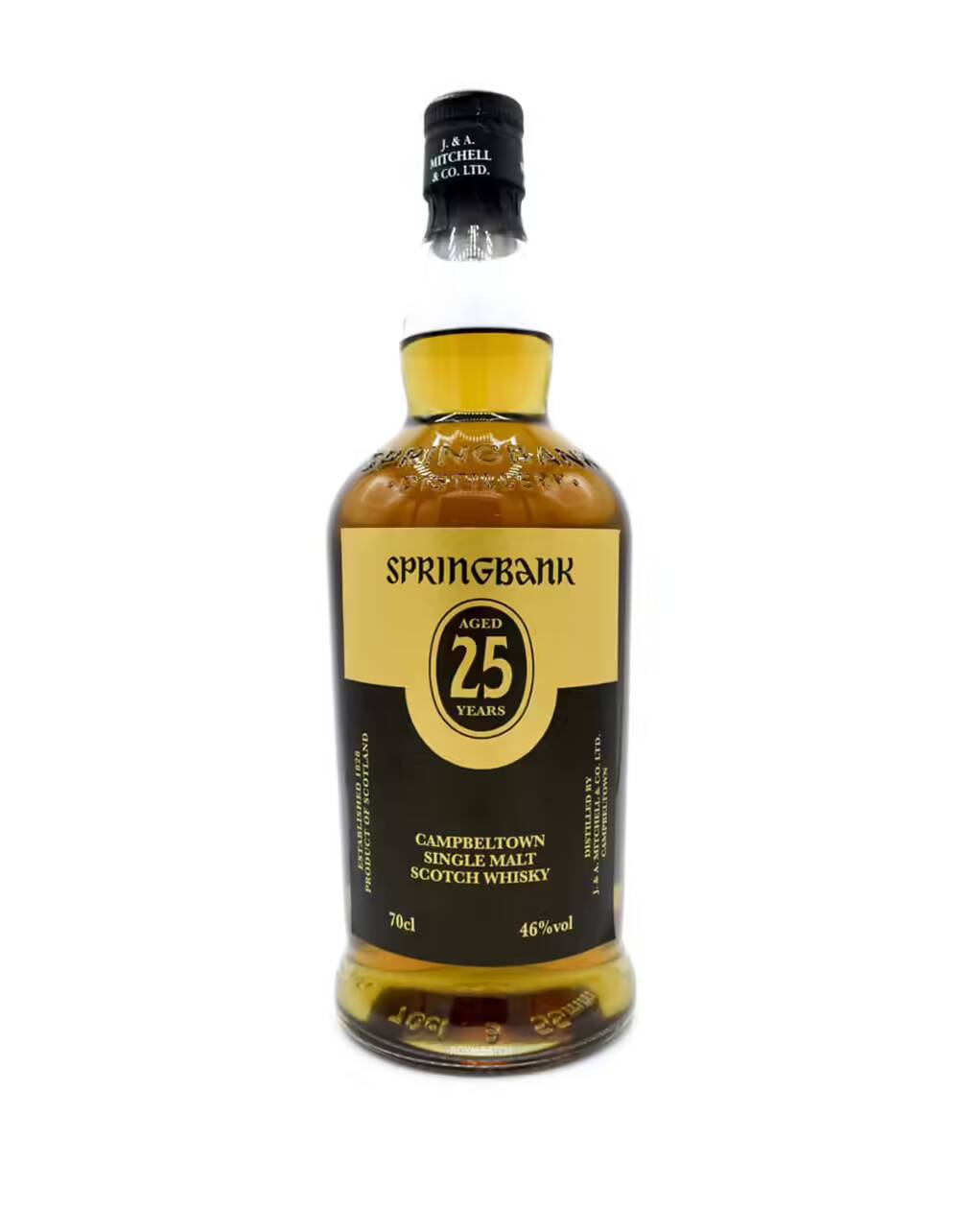 Springbank Distillery 25 Year Old Campbeltown Single Malt Scotch Whisky