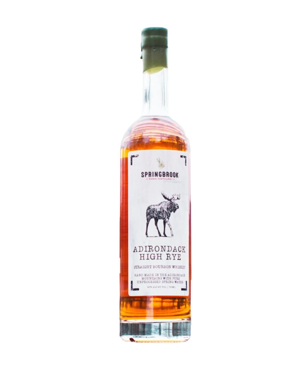 Springbrook Farm Distillery Adirondack High Rye Straight Bourbon whiskey