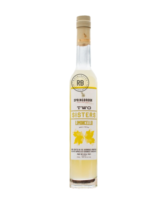 Springbrook Hollow Farm Distillery Two Sister Limoncello Lemon Liqueur 375ml