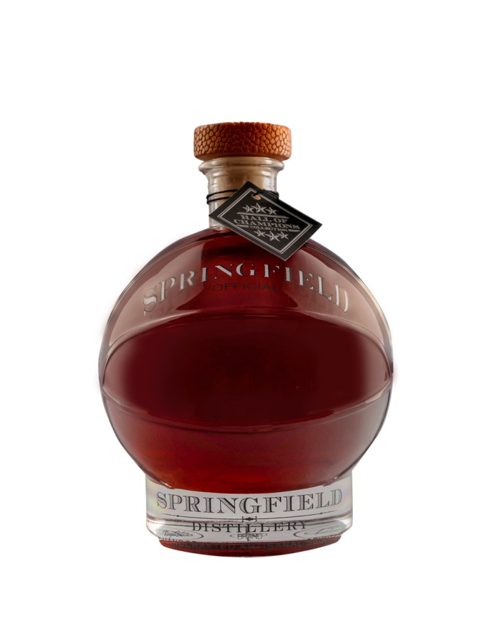 Springfield Distillery Bourbon Whiskey in a Basketball Decanter