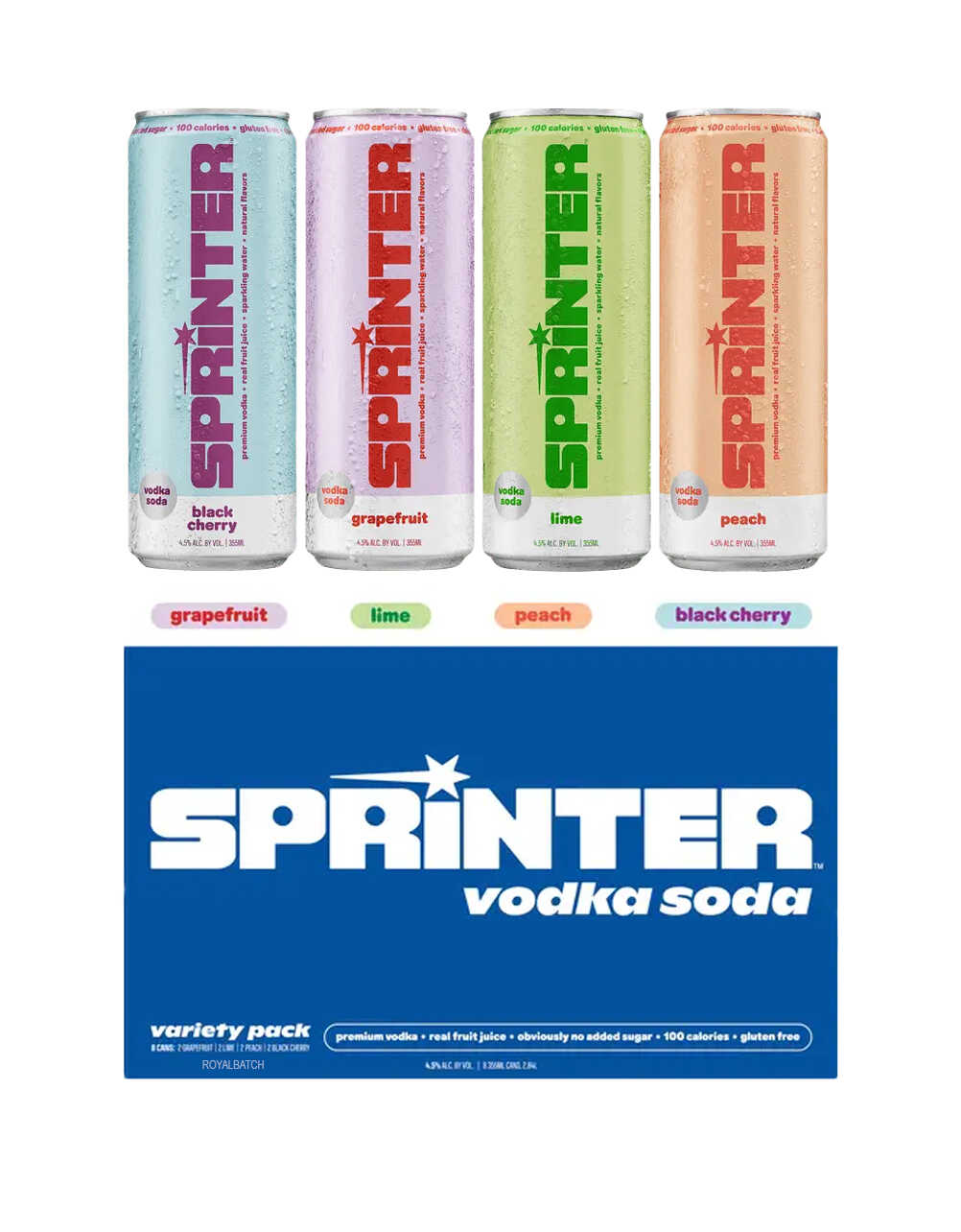 Sprinter Vodka Soda Variety Pack by Kylie Jenner