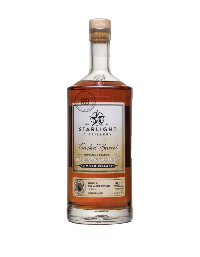 Starlight 5 Year Old Bourbon Toasted Barrel Indiana Straight Bourbon Whiskey